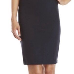 Night Shadow (Navy) Pencil Skirt by Premise